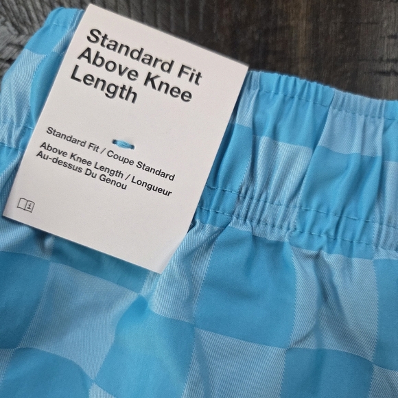 Nike Mens Blue Checkered Woven Shorts FN3098-447 Small New Athletic Gym Workout - Picture 9 of 10